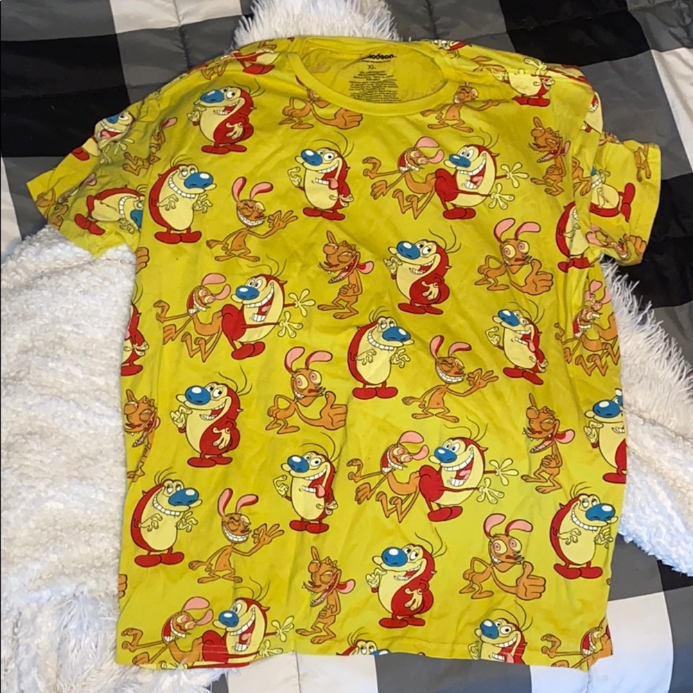 Ren and Stimpy short sleeve short